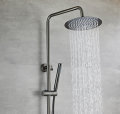 Dusjsett m/termostat Ø250 mm gunmetal